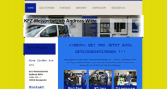 Desktop Screenshot of kfz-witte.de